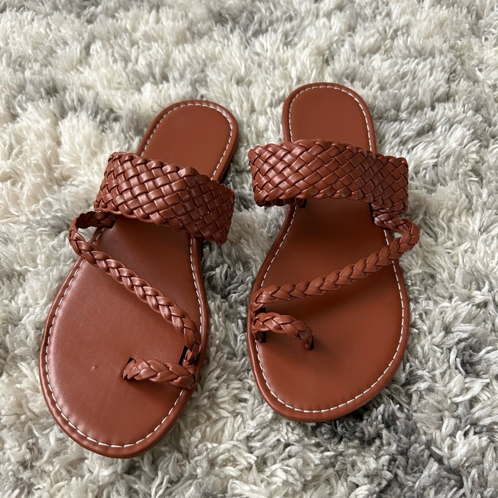 Brown sandals